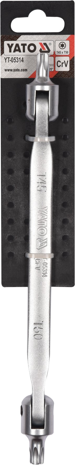 TORX DOUBLE HEAD FLEXIBLE WRENCH T45XT50 (YT-05314)