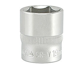 SOCKET 19MM 3/8" 6 PT CV REGULAR (YT-3814)