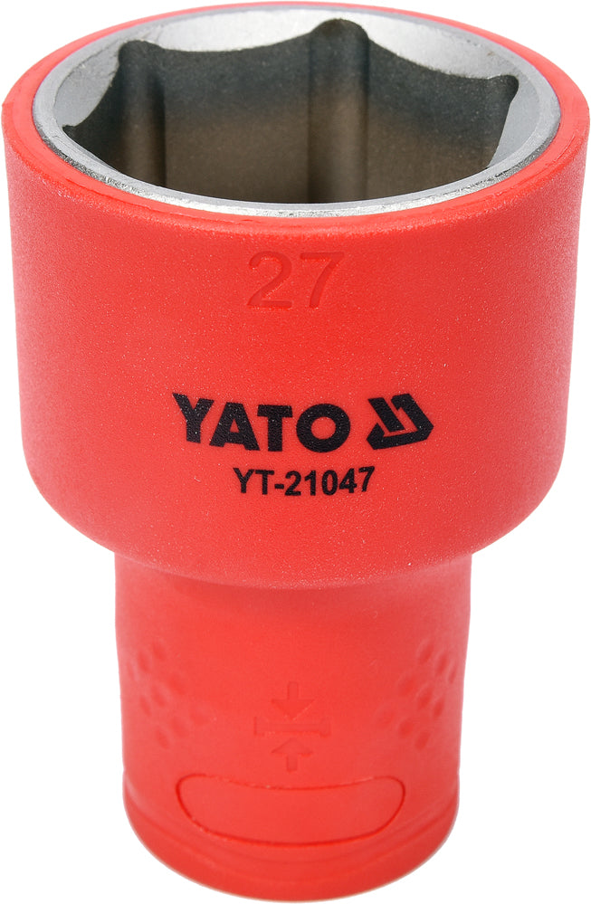 INSULATED HEXAGONAL SOCKET 27MM 1/2" VDE (YT-21047)