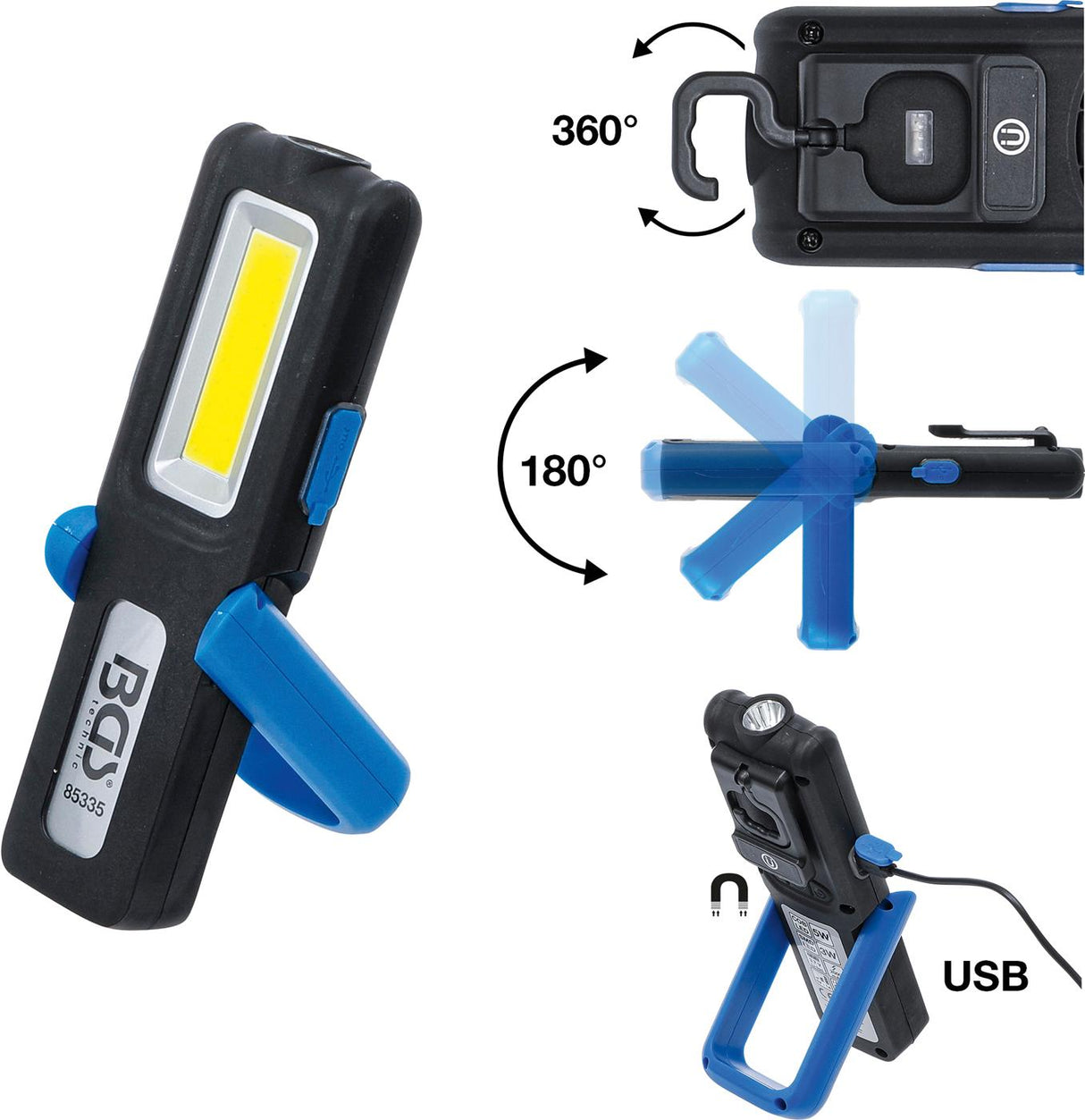 COB-LED WORK LAMP | FOLDABLE (85335)