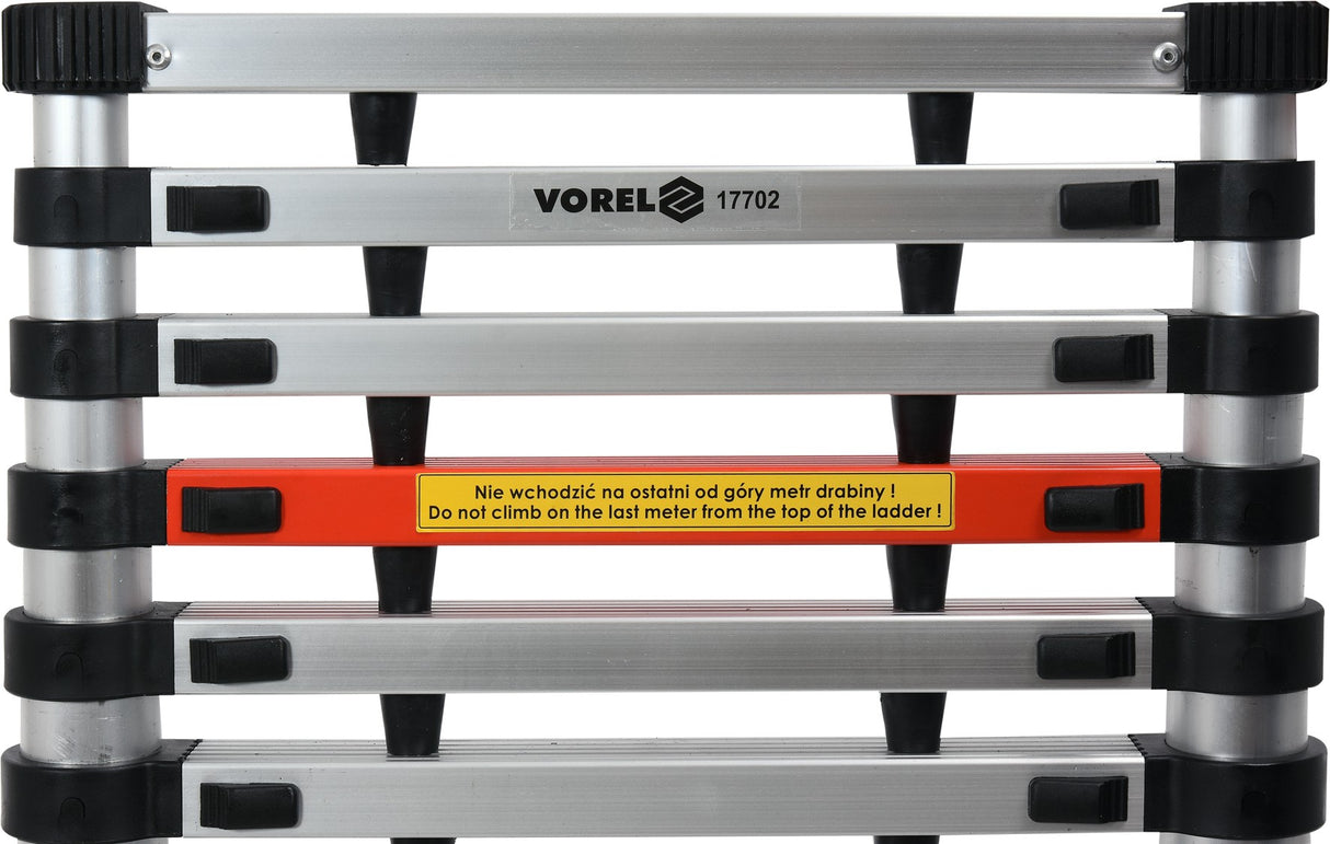 ALU TELESCOPIC LADDER 3,8M 13STEPS (17702)