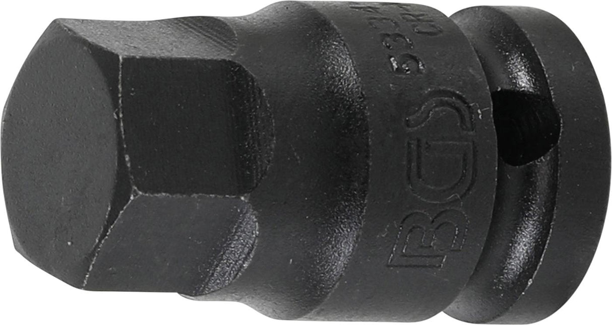 IMPACT BIT SOCKET | LENGTH 42 MM | 12.5 MM (1/2") DRIVE | INTERNAL HEXAGON 19 MM (5334-H19)