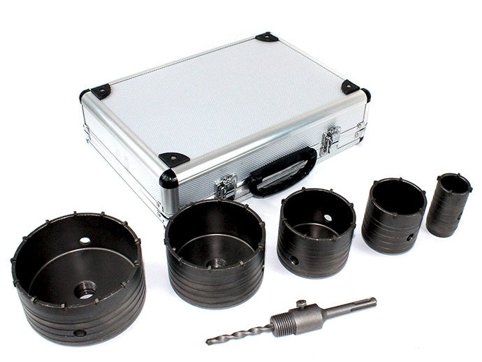 HOLE SAW SET SDS PLUS | 40-120 MM | 6 PCS. (ES20446)
