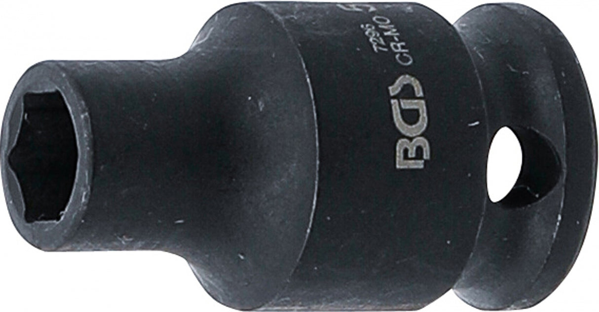 IMPACT SOCKET, HEXAGON | 6.3 MM (1/4") DRIVE | 5.5 MM (7296)