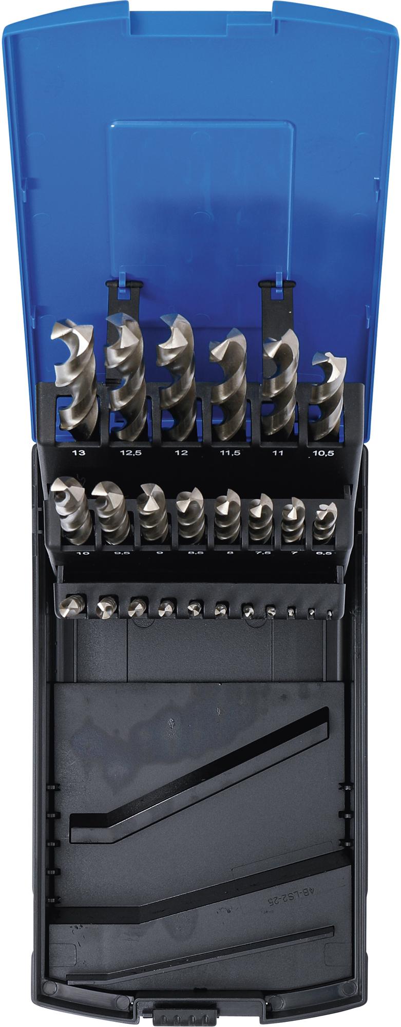 HSS TWIST DRILL SET | 1 - 13 MM | 25 PCS (110)