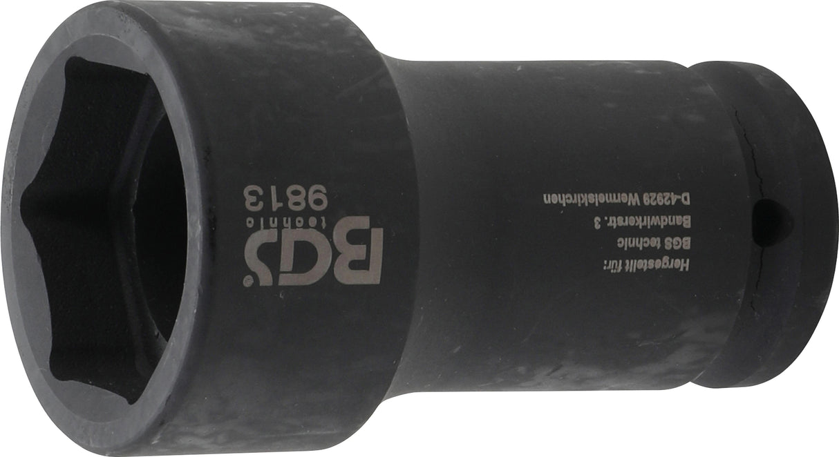 IMPACT SOCKET, HEXAGON, DEEP | 20 MM (3/4") DRIVE | 41 MM | FOR FUSO / MITSUBISHI (9813)