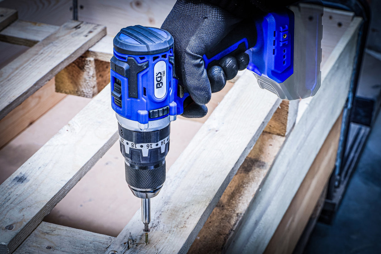 CORDLESS IMPACT DRILL SET | BRUSHLESS | 65 NM | 18 V | WITH RECHARGEABLE BATTERY AND QUICK CHARGER (7397)