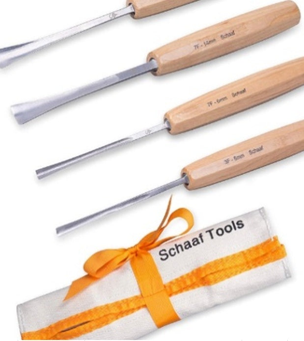 WOOD CARVING CHISEL SET | 60 CR-V | 4 PCS. (W4C)