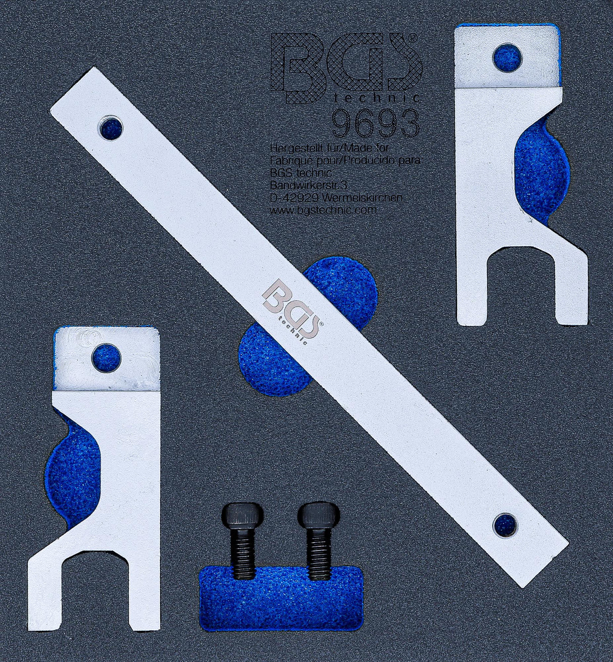 TOOL TRAY 1/6: BALANCE SHAFT ADJUSTING TOOL SET | FOR MERCEDES-BENZ OM651 (9693)