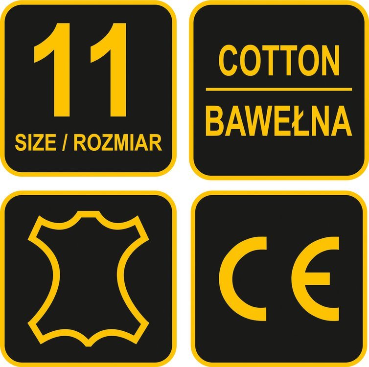 INSULATED COTTON-LEATHER GLOVES (74003)