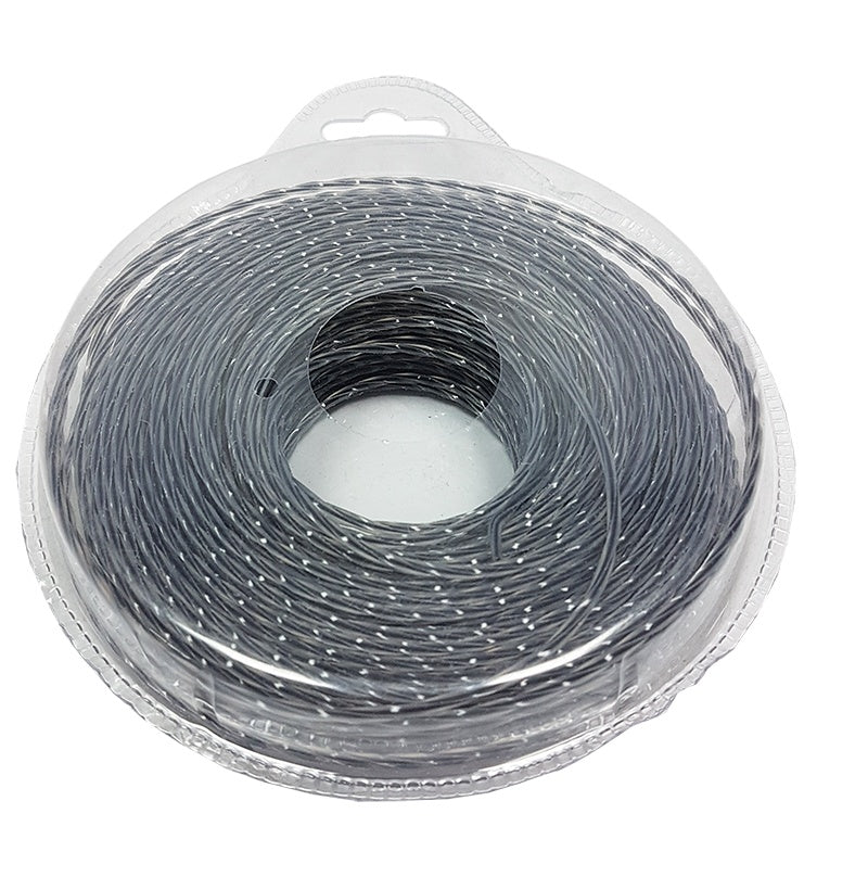 TRIMMER LINE FOR GRASS | BRAIDED / REINFORCED / TWISTED | 2.4 MM X 50 M (M830841)