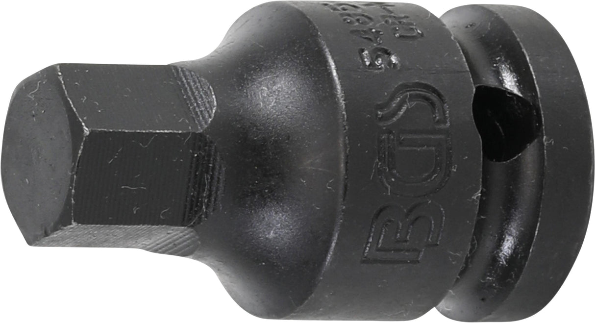 IMPACT BIT SOCKET | LENGTH 42 MM | 12.5 MM (1/2") DRIVE | INTERNAL HEXAGON 13 MM (5485-13)