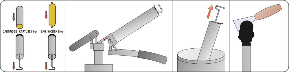 TWO-WAY OPERATION GREASE GUN 0.5L (YT-0704)