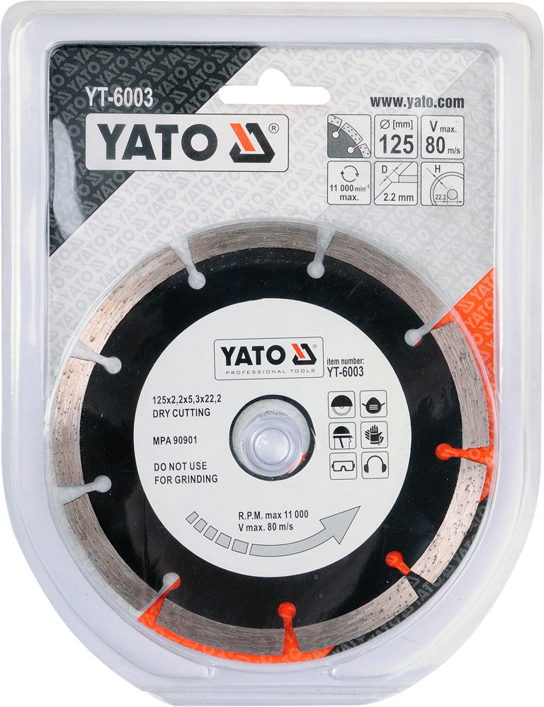 DIAMOND BLADE SEGMENTED - HS 125 (YT-6003)