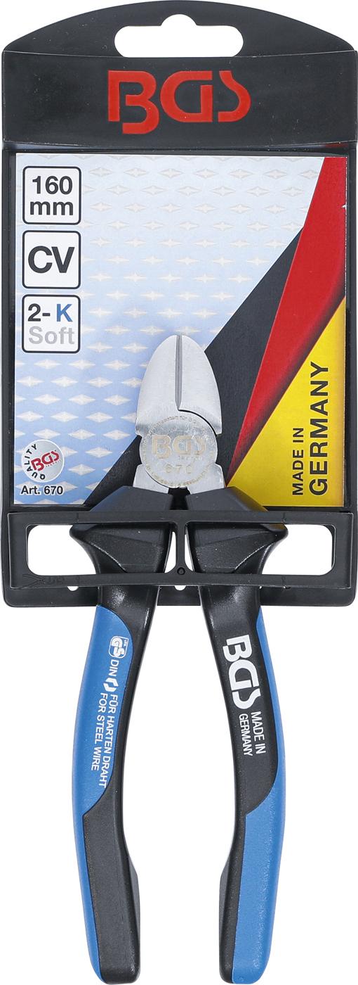 SIDE CUTTER | FOR HARD WIRE | 160 MM (670)