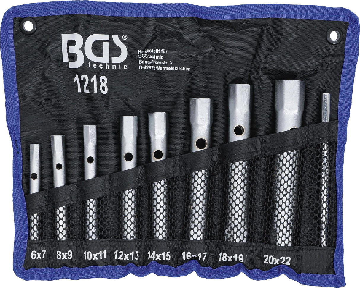BOX SPANNER SET | 6 X 7 - 20 X 22 MM | 9 PCS. (1218)
