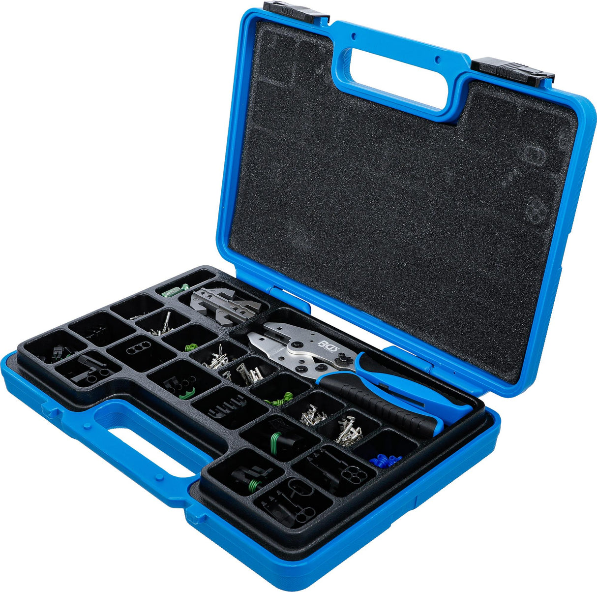 CRIMPING PLIERS SET WITH WATERPROOF CONNECTOR PARTS | 220 PCS. (9097)