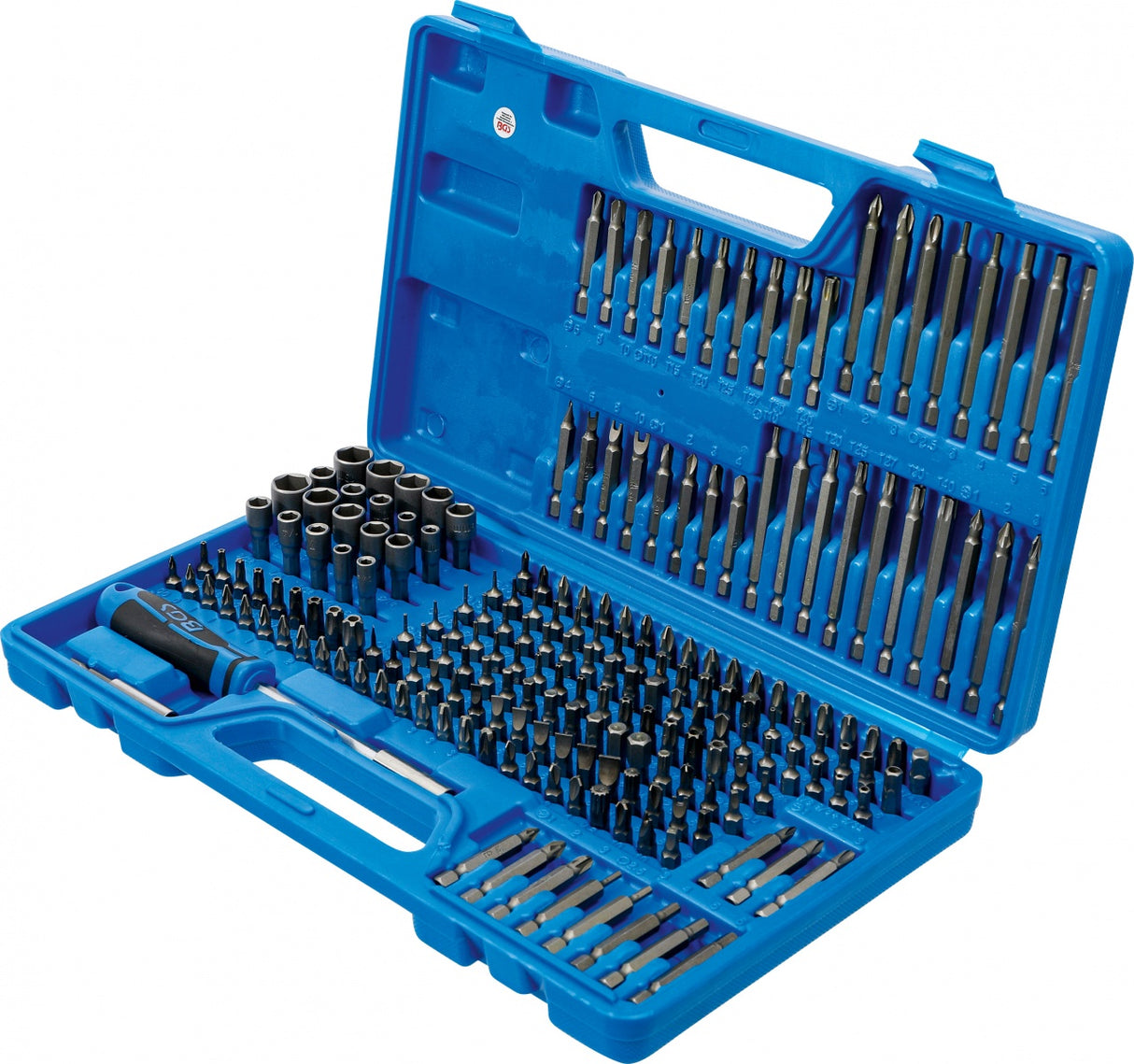 UNIVERSAL-/SECURITY BIT SET | 6.3 MM (1/4") DRIVE | 208 PCS. (20103)