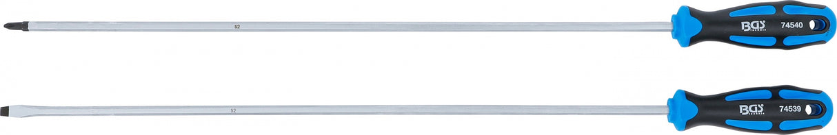 SCREWDRIVER SET | EXTRA LONG | SLOT SL, CROSS SLOT PH | 2 PCS. (74538)