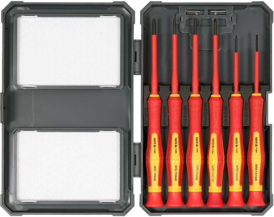 VDE PRECISION SCREWDRIVERS SET 6 PCS (YT-28283)