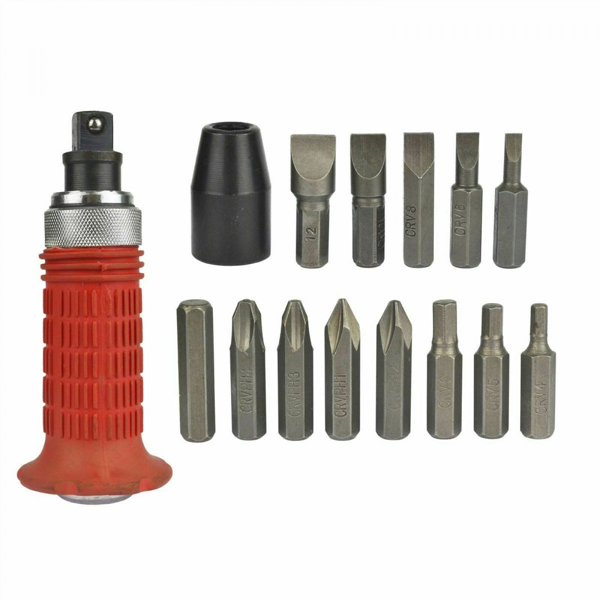 IMPACT DRIVER WITH REMOVABLE HEAD 1/2" | 13 BITS (SK2627)