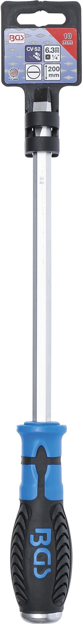 SCREWDRIVER | SLOT SL 10 MM | BLADE LENGTH 200 MM (4906)