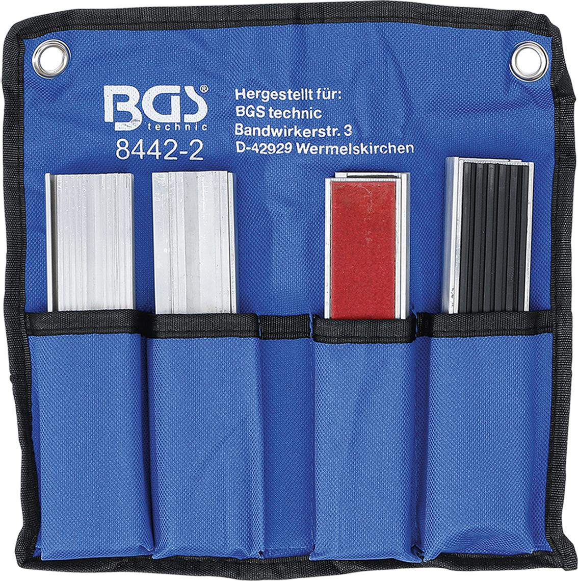 BENCH VICE JAW PROTECTOR SET | ALUMINIUM | 150 MM | 8 PCS. (8442-2)