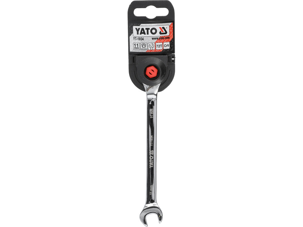 RATCHET COMBINATION WRENCH 11MM (YT-1654)