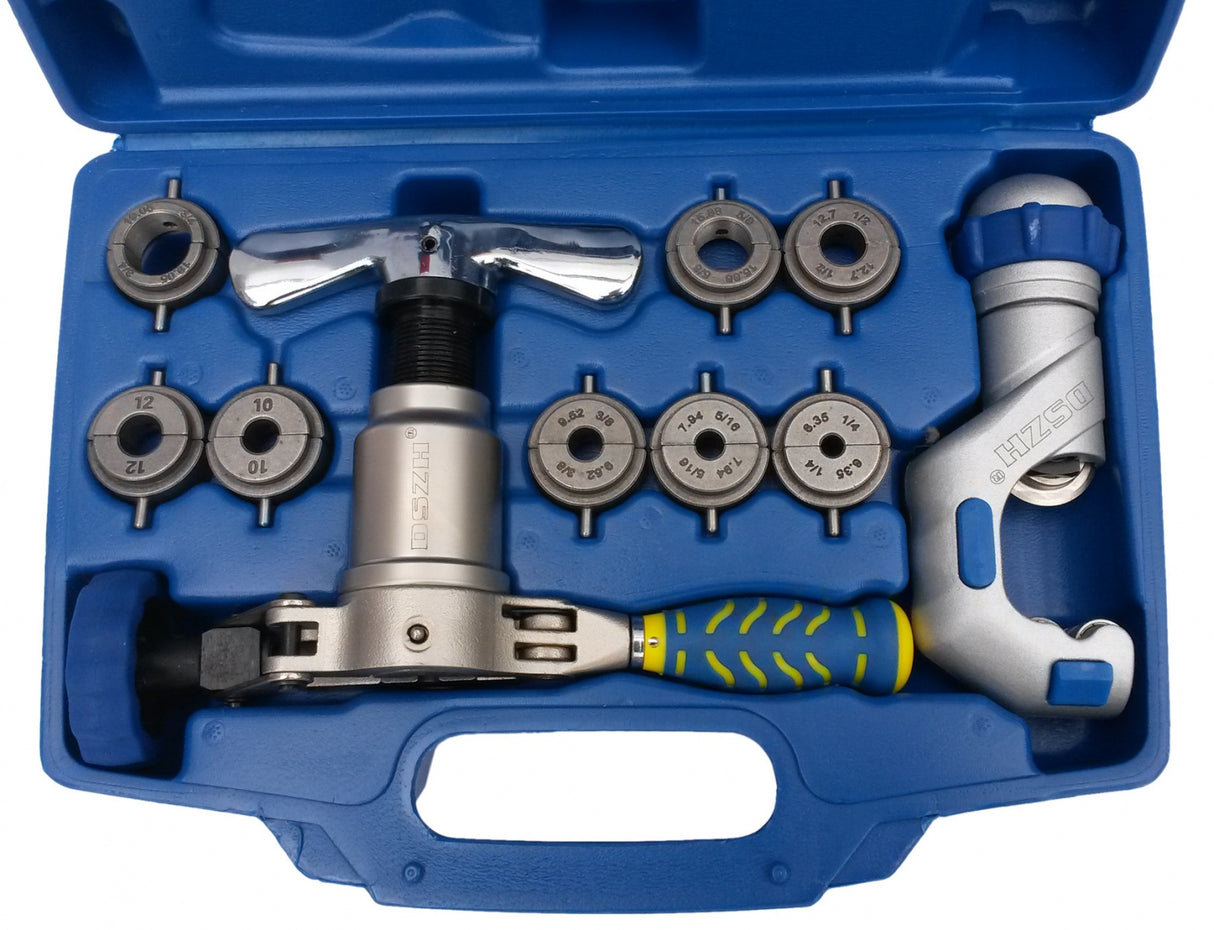 45 DEGREE ECCENTRIC CONE TYPE FLARING SET WITH CUTTER (WK-519FT)