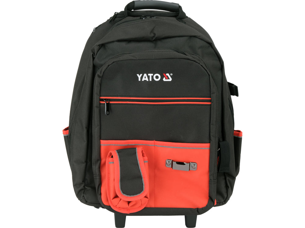 TROLLEY TOOL BACKPACK WITH HARD BASE 27L (YT-74287)