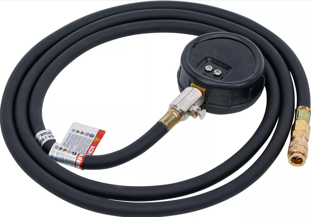GAUGE WITH VALVE | 0 - 10 BAR | FOR BGS 8007 (8007-2)