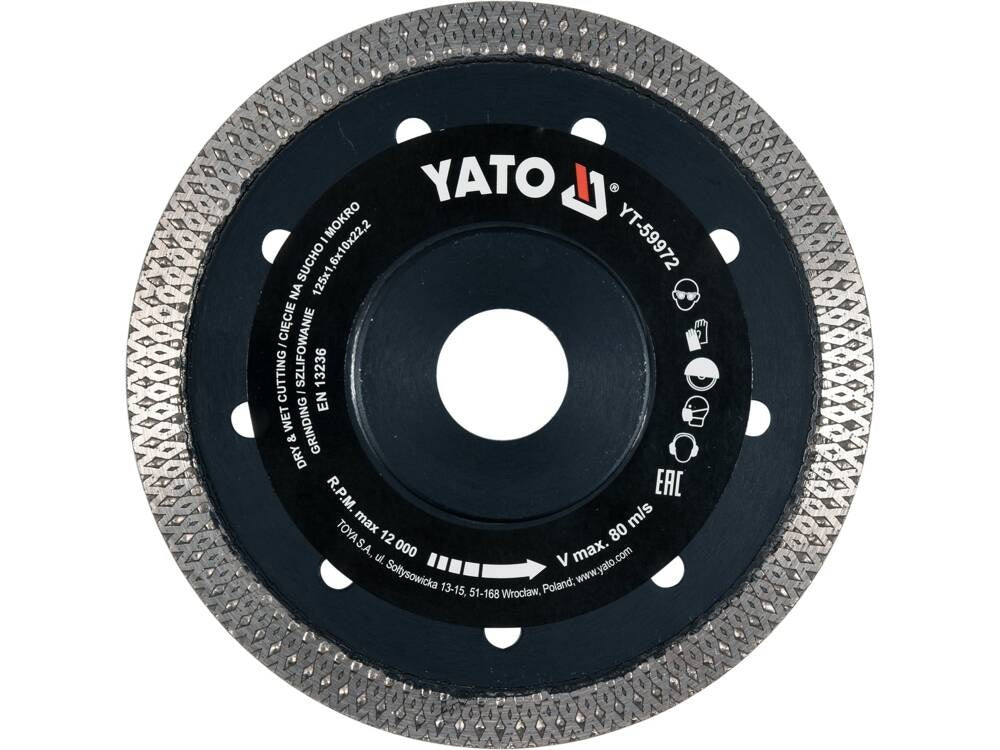 DIAMOND BLADE 125MM FOR CERAMIC (YT-59972)