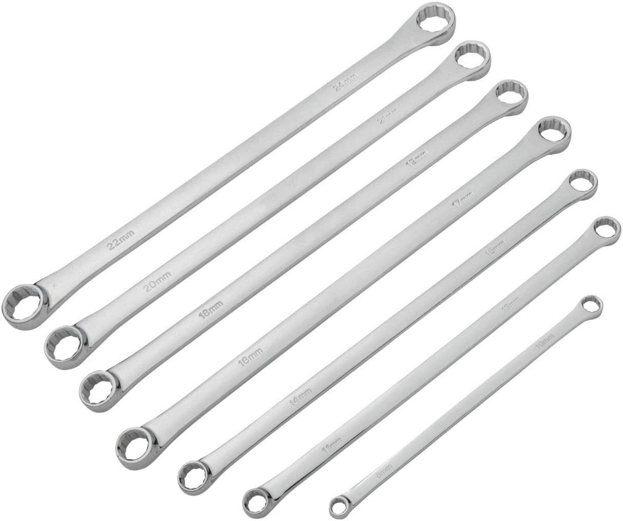 DOUBLE RING WRENCH SET | LONG TYPE | 8 - 24 MM | 7 PCS. (SK5007)