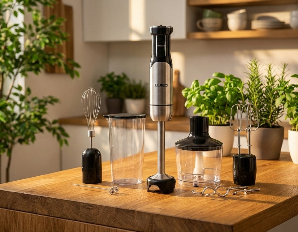 CHOPPER / BLENDER / MIXER / WHISK | 1000W | 6 IN 1 (67693)