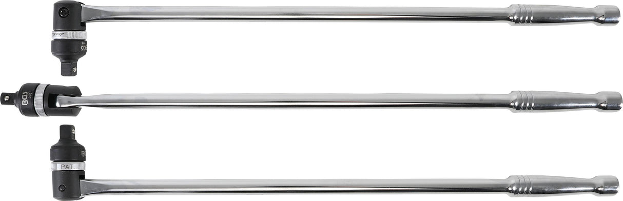 FLEXIBLE HANDLE WITH REVERSIBLE RATCHET | EXTERNAL SQUARE 12.5 MM (1/2"), 620 MM (228)