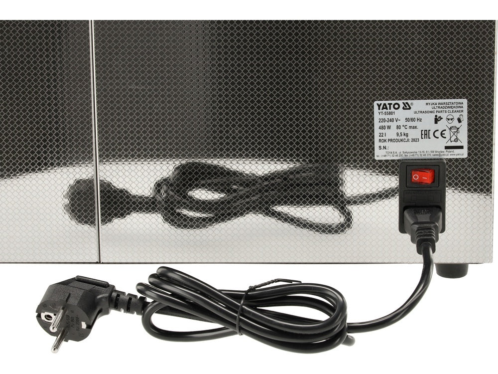 ULTRASONIC CLEANER 22L (YT-55801)