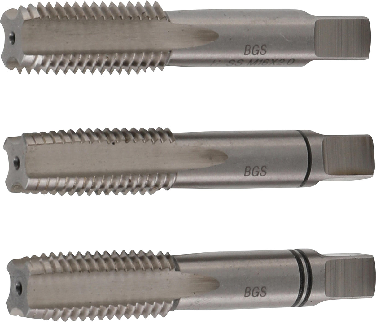 TAP SET | STARTER, PLUG, BOTTOMING TAP | HSS-G | M16 X 2.0 | 3 PCS. (928)
