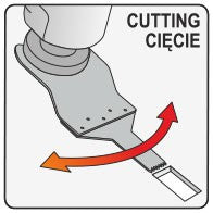 PLUNGE CUTTING SAW BLADE FOR MULTITOOL (YT-34683)