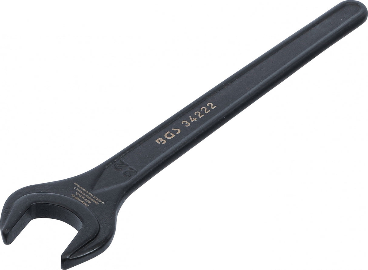 SINGLE OPEN END SPANNER | DIN 894 | 22 MM (34222B)