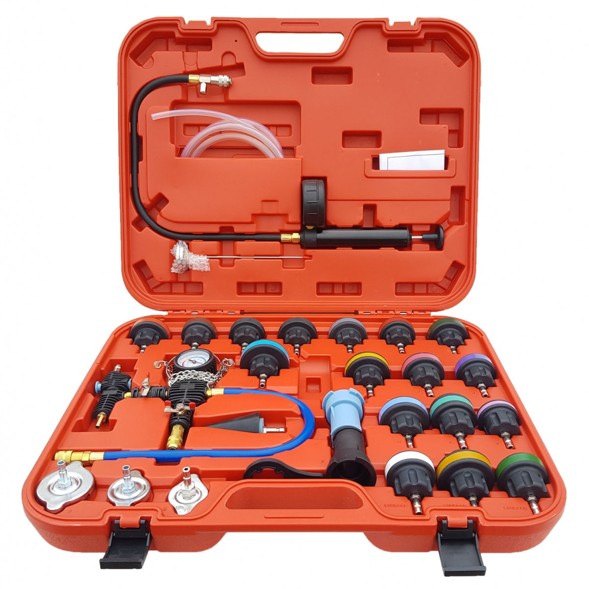 RADIATOR PRESSURE AND COOLING SYSTEM TESTER | 28 PCS. (SK2112)