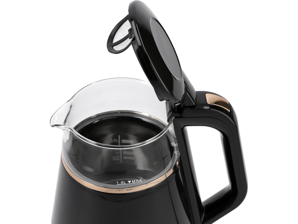 EL. KETTLE 1L, TEMP. CONTROL, BLACK (68216)
