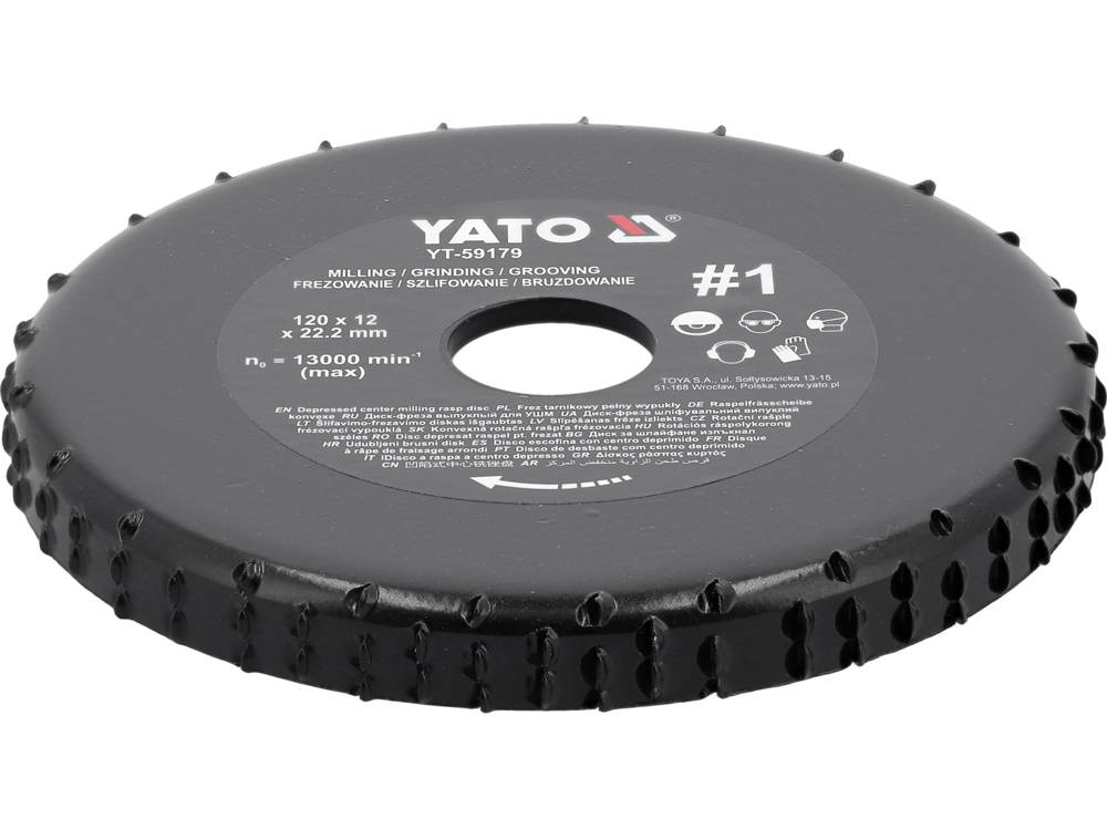 MILLING RASP WHEEL FOR ANGLE GRINDERS (YT-59179)