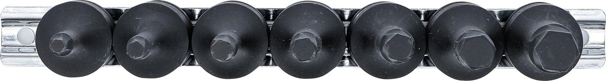 SCREW EXTRACTOR SET | 12.5 MM (1/2") DRIVE | FOR DAMAGED INTERNAL HEXAGON 4 - 12 MM | 7 PCS. (7004)
