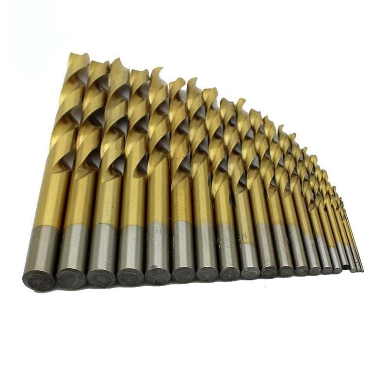 DRILL BIT SET | HSS-TITANIUM | 1 - 10 MM | 19 PCS. (EW-0019)