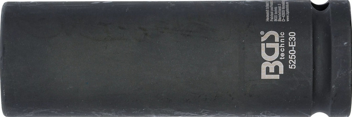 IMPACT SOCKET E-TYPE, DEEP | 20 MM (3/4") DRIVE | E30 (5250-E30)
