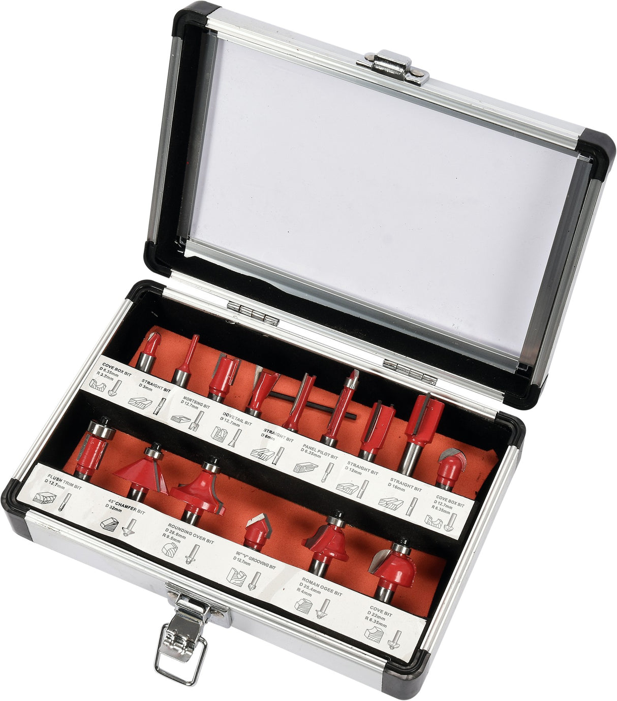 ROUTER BIT SET 15 PCS (YT-68002)