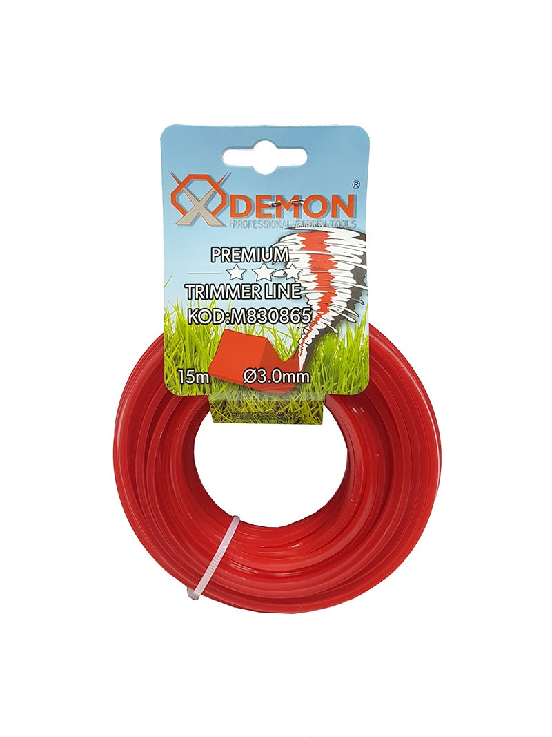 TRIMMER LINE FOR GRASS | SQUARE | 3.0 MM X 15 M (M830865)