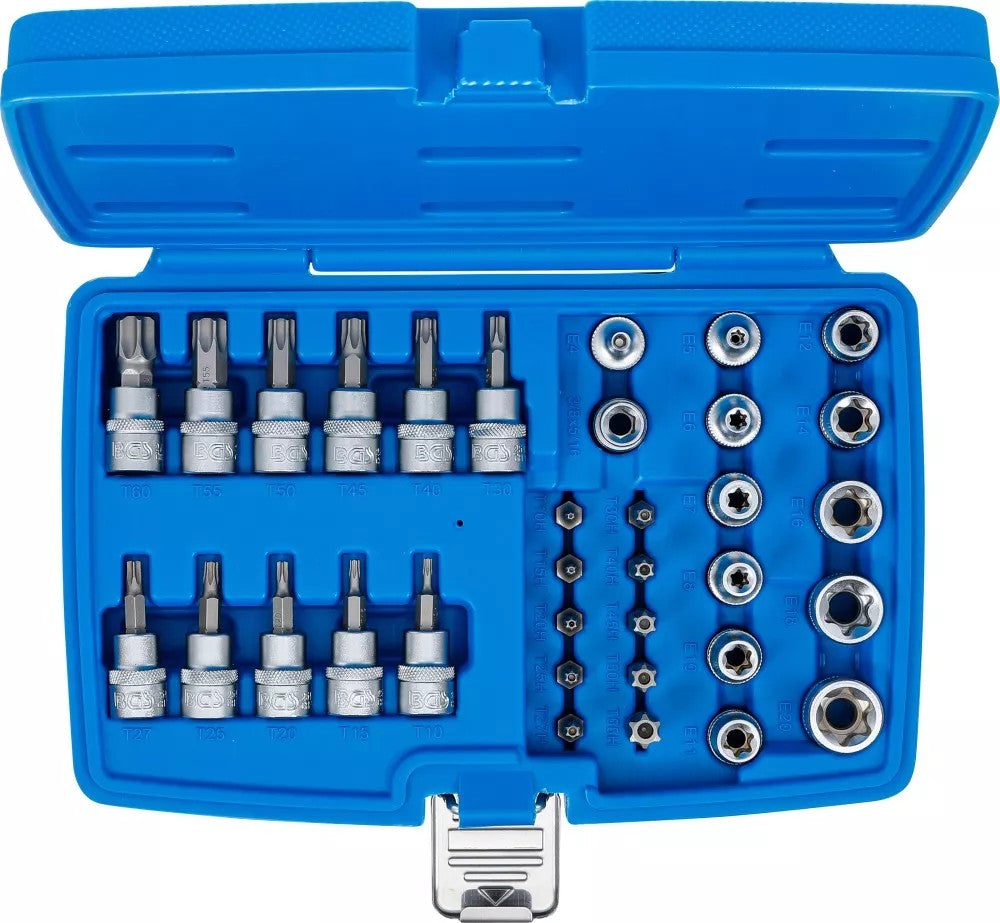 BIT AND SOCKET SET | 10 MM (3/8") | T-STAR (FOR TORX) | 34 PCS. (5021)
