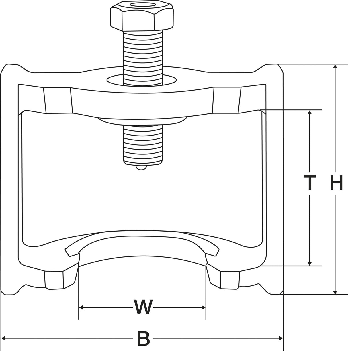 BRAKE LINKAGE ADJUSTER PULLER | FOR HALDEX BRAKE | 160 MM (74330)
