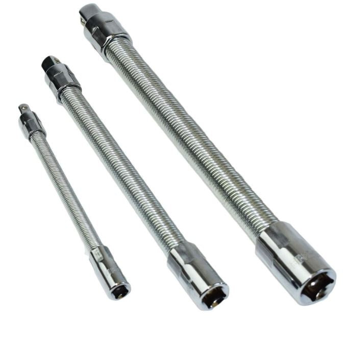 SET OF SPRING EXTENSION BARS | 6.3 MM (1/4") / 10 MM (3/8") / 12.5 MM (1/2") | 3 PCS. (SK4023)